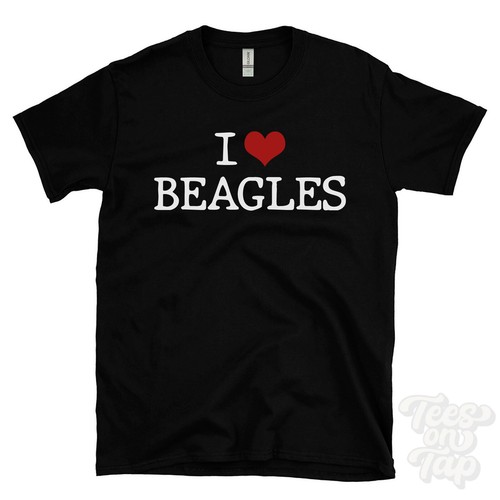 Shirt love beagles cuore - i,