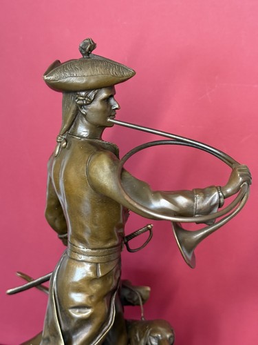 Statua bronzo cani cacciatori