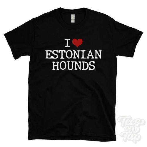 Shirt love estonian hounds - i,