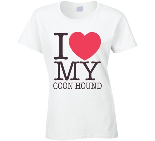 Maglietta love coon hound - love,